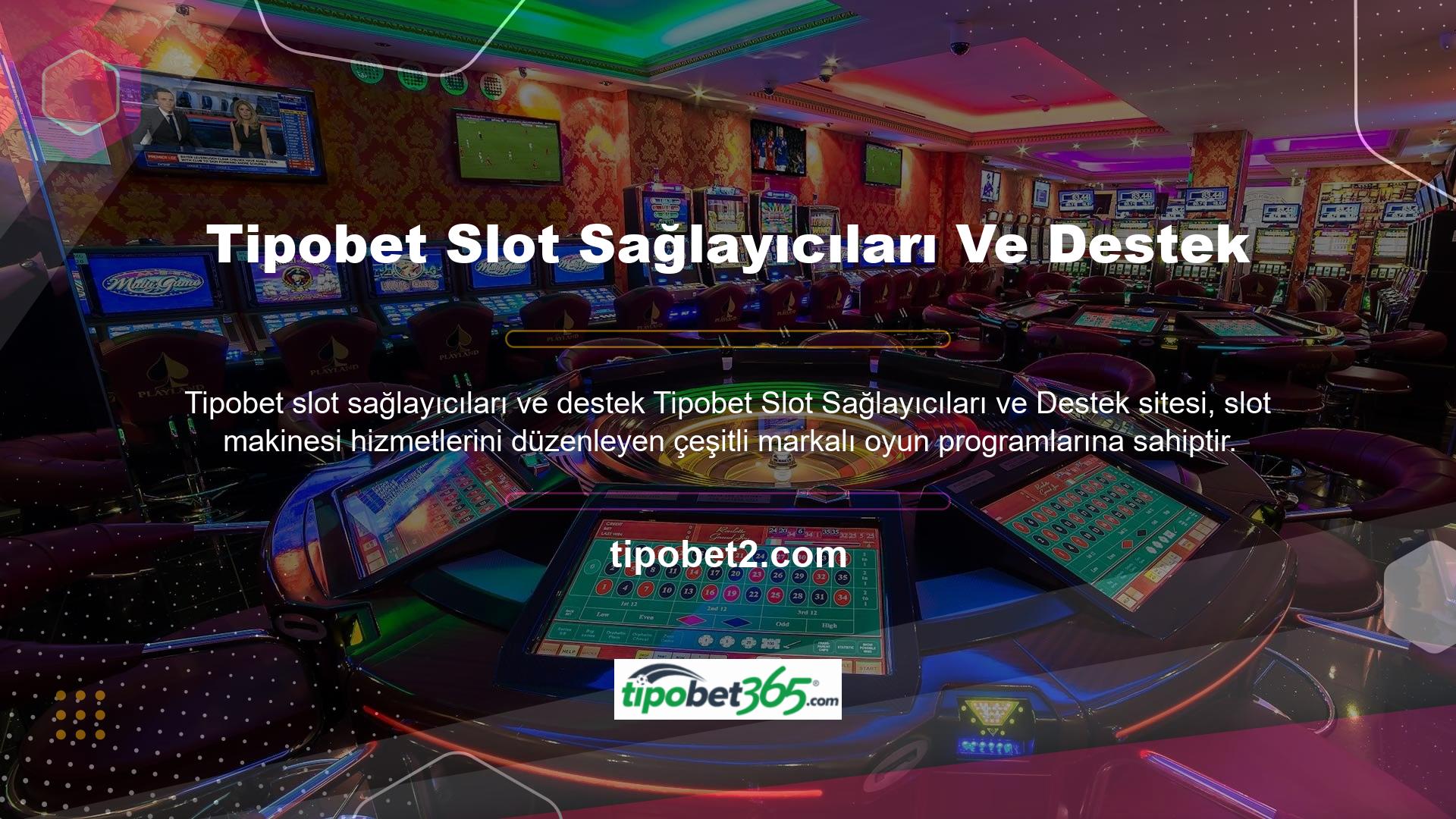 Çevrimiçi casino siteleri harika bir slot casino ortamı yaratır